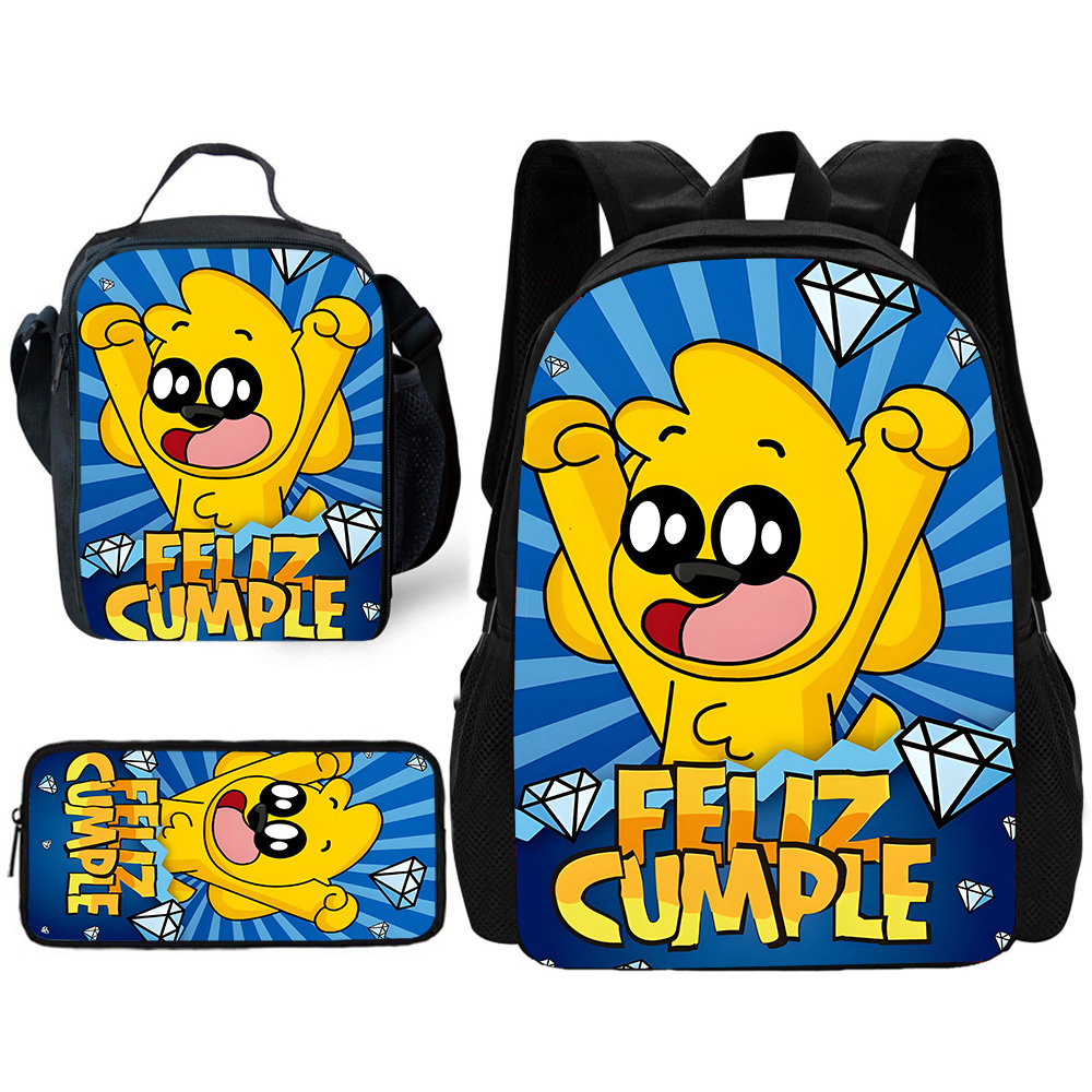Canvas Backpack Casual - 어린이 캐주얼 Mikecracks 만화 Compadretesls 학교