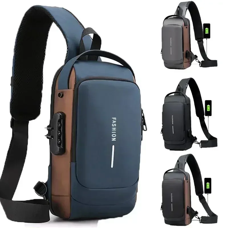 Travel Backpack Anti Theft - 남성용 방수 도난 방지 백팩, USB