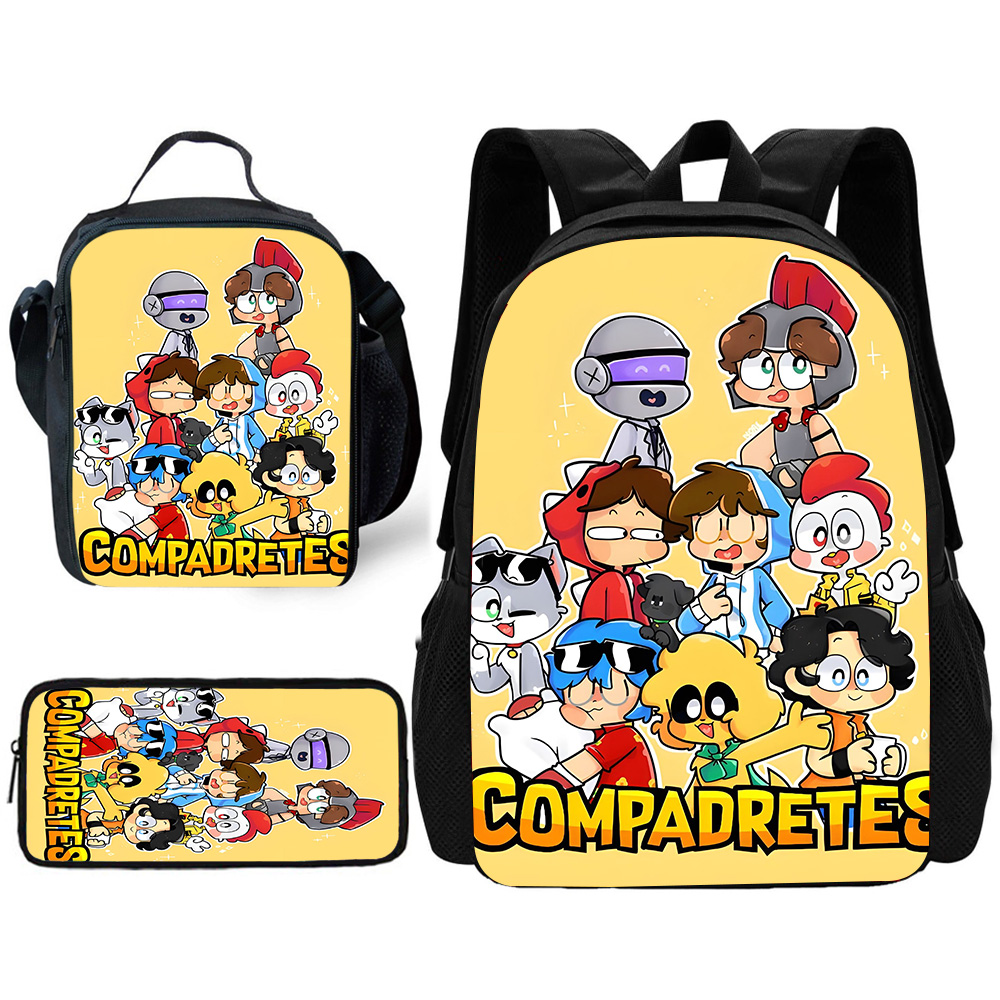 어린이 캐주얼 Mikecracks 만화 Compadre - Canvas Backpack Casual 리뷰 및 가격