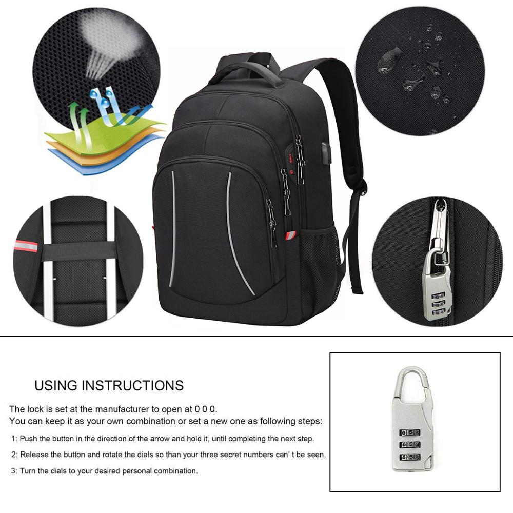 도난 방지 야외 사무용 다기능 여행 노트북 백팩 남성용 - Travel Backpack Anti Theft 리뷰 및 가격