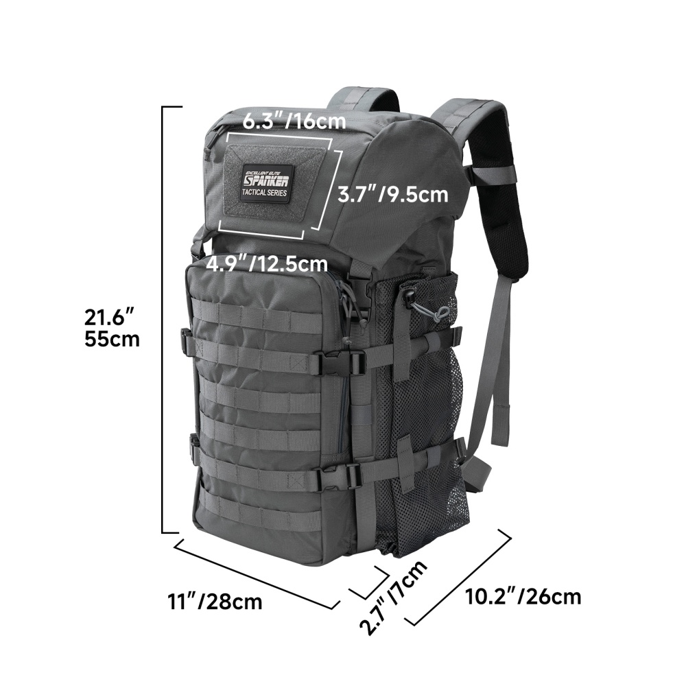 전술 배낭 40L 500D 나일론 아웃도어 하이킹 배낭 - Rucksack Military Style 리뷰 및 가격